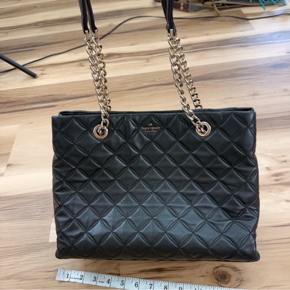 Kate Spade Quilted Black Shoulder Bag - Picture 6 of 10